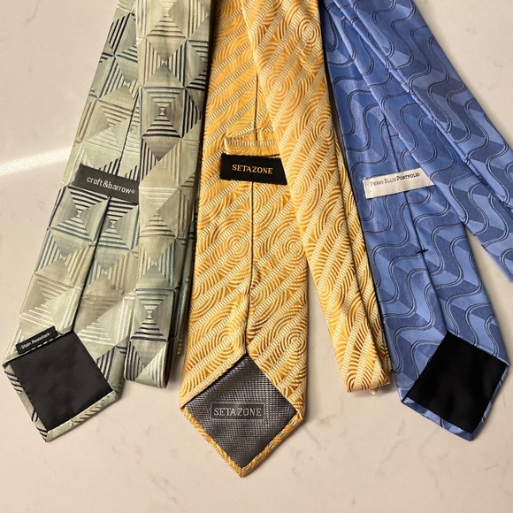 Lot of 3 Silk Ties - Picture 3 of 16